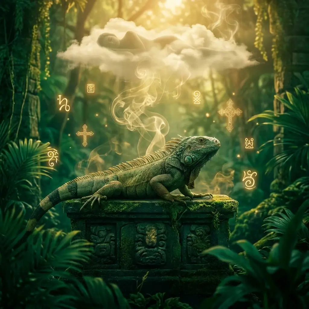 a dead iguana in a dream mean.