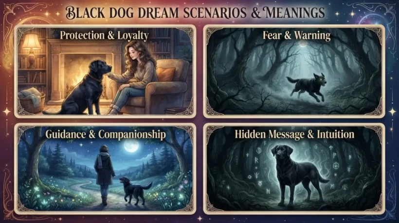 Dream Meaning of a Black Dog: Protection, Fear, or a Hidden Message?