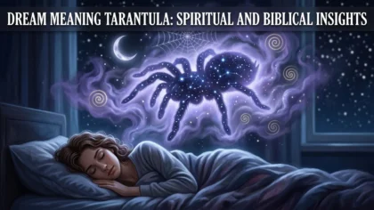 Dream Meaning Tarantula: Spiritual and Biblical Insights