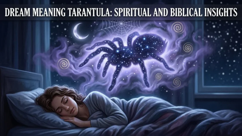 Dream Meaning Tarantula: Spiritual and Biblical Insights