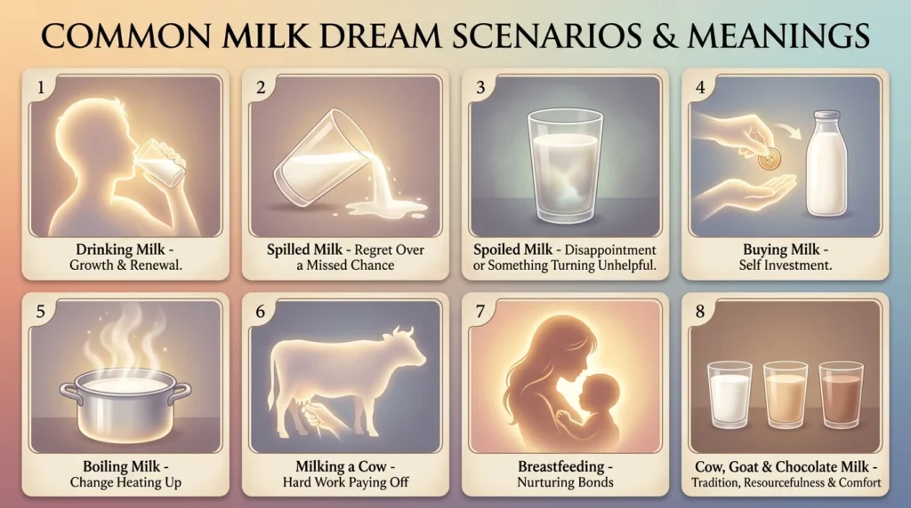 Common Milk Dream Scenarios