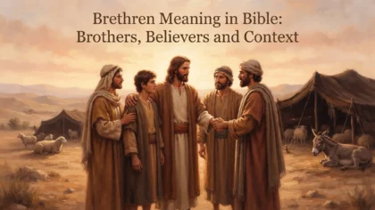 Brethren Meaning in Bible: Brothers, Believers and Context